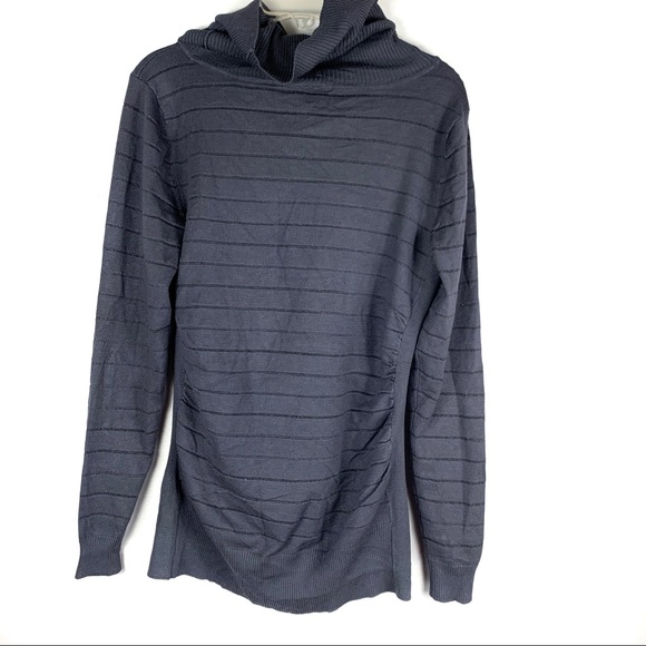 NWT Maurices Turtleneck cowl ribbed top - Picture 2 of 2